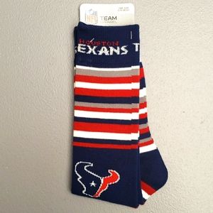 NFL Texans Crew Socks One Size
